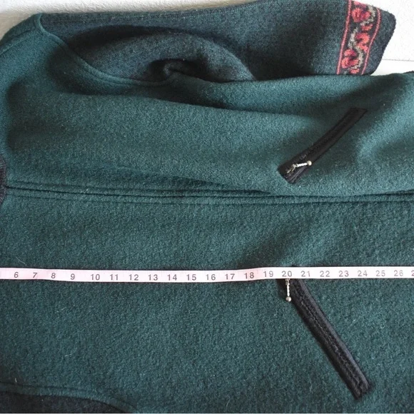 Icelandic Design VTG wool zip up coat size XL - Picture 6 of 7